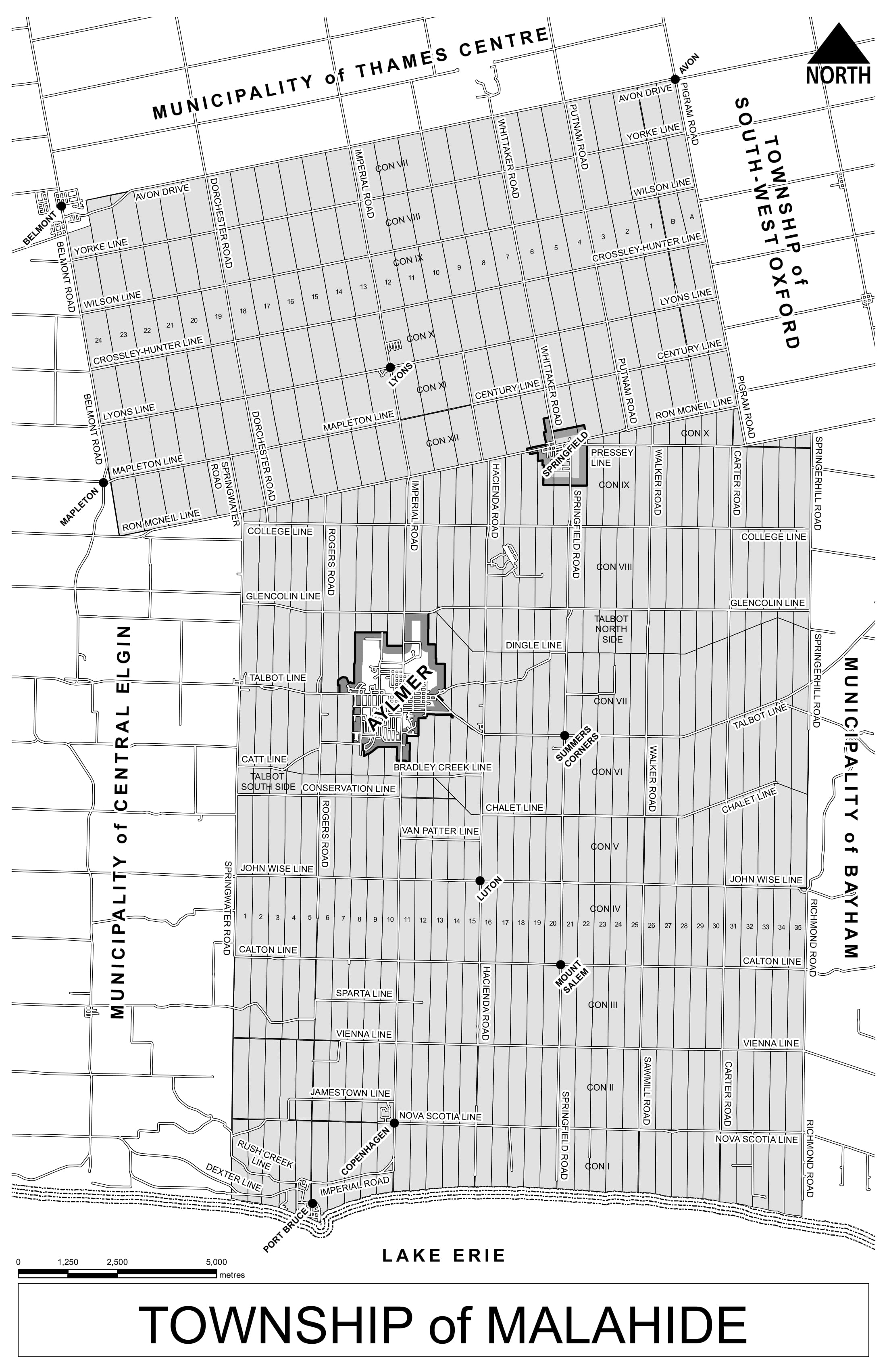 Map of the Township